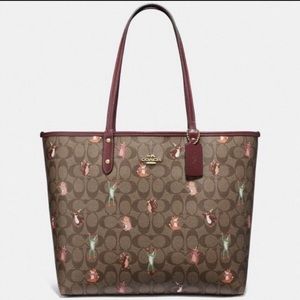 NWOT Coach “Party Animals” tote